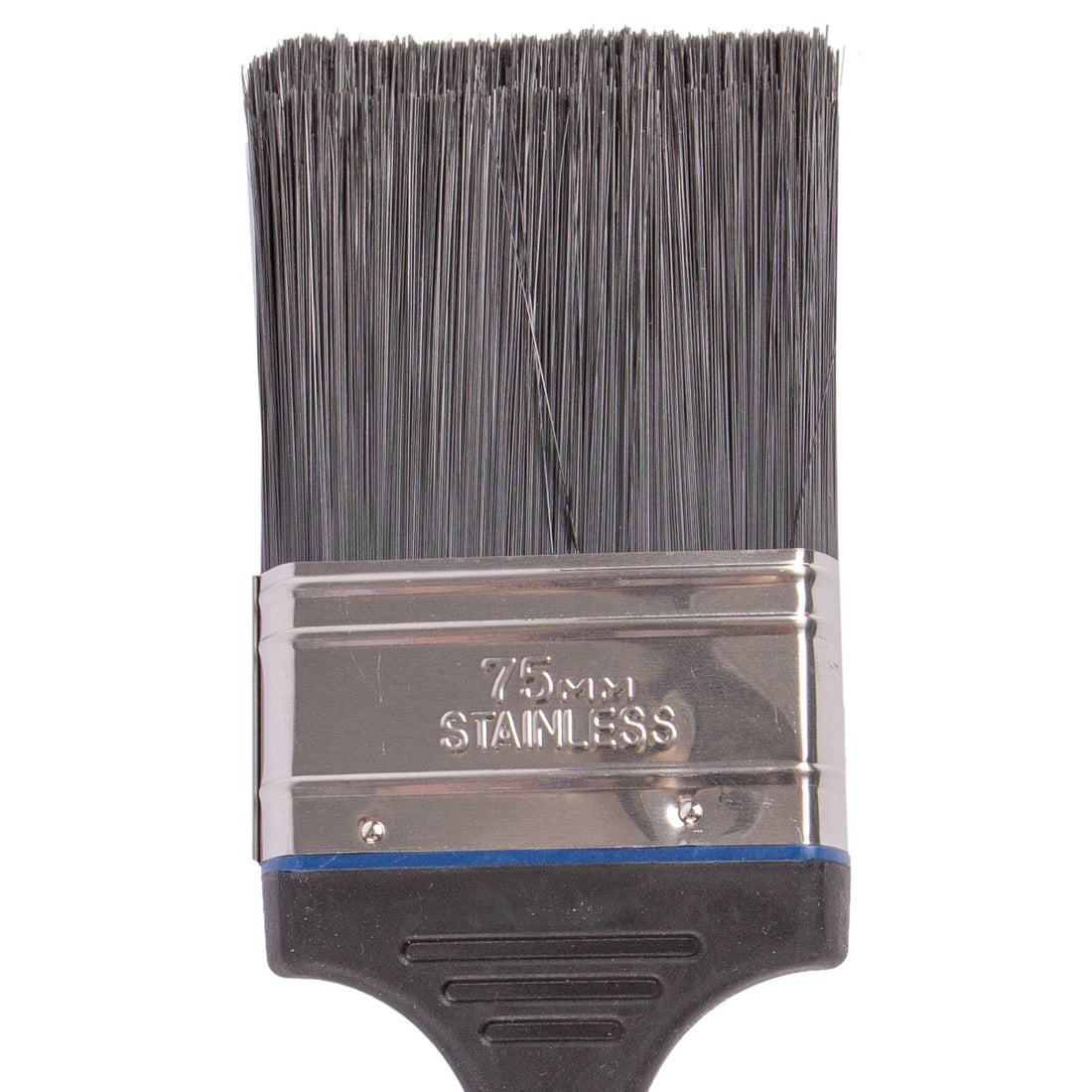 Black 7.5cm Plastic No Bristle Loss DIY Paint Brush