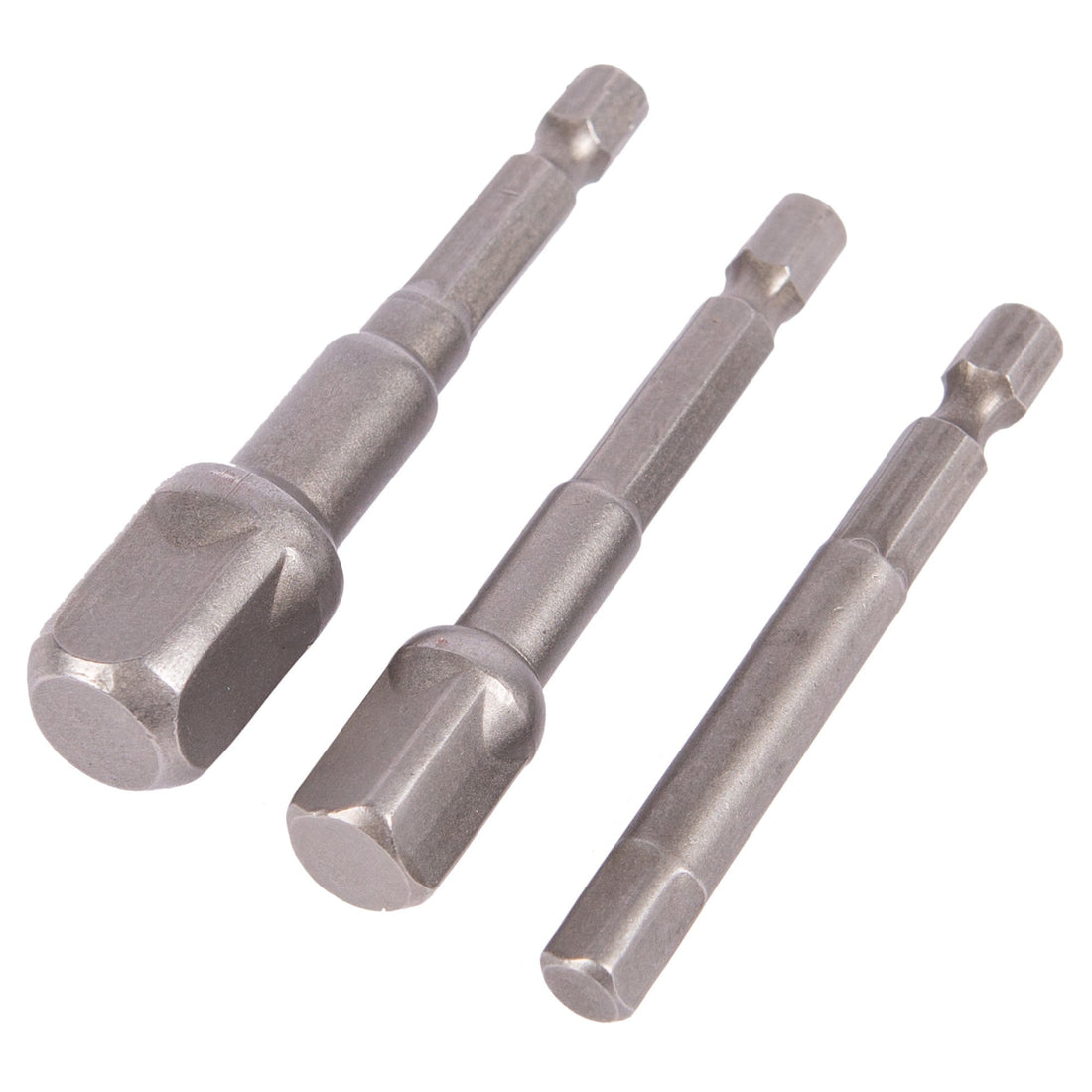 3pc Chrome Vanadium Impact Drill Socket Adapter Set - By Blackspur