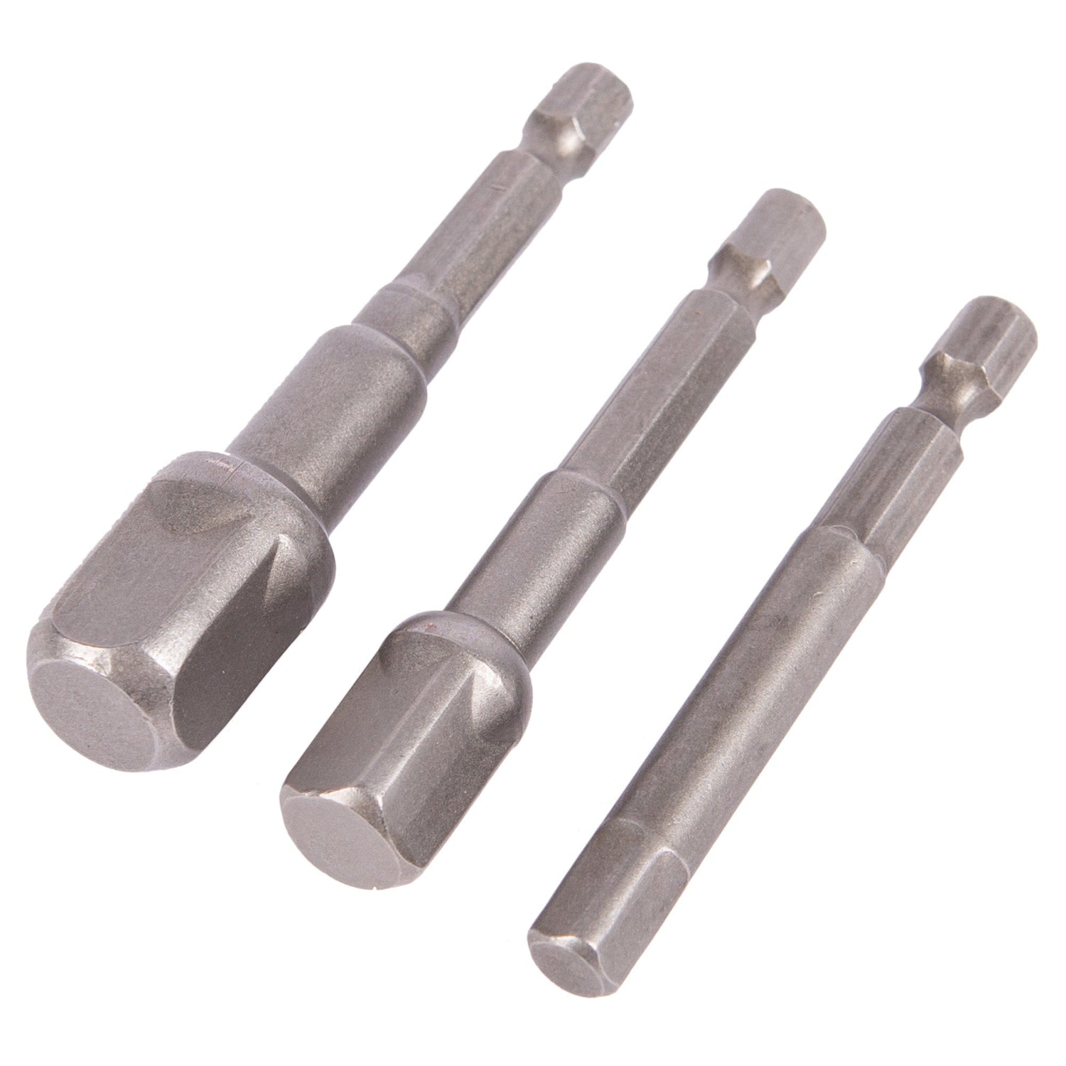 3pc Chrome Vanadium Impact Drill Socket Adapter Set - By Blackspur