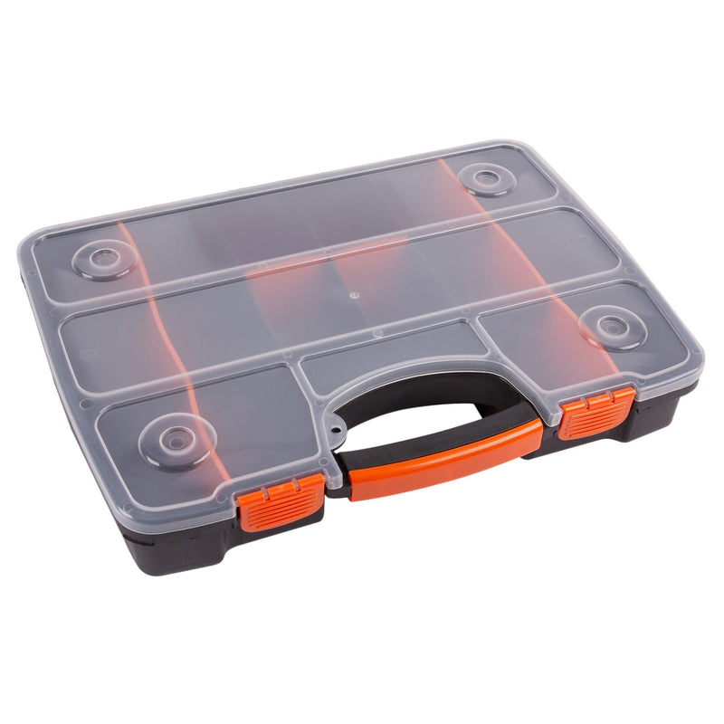 Black 27cm x 38.5cm Polypropylene Tool Box - By Blackspur