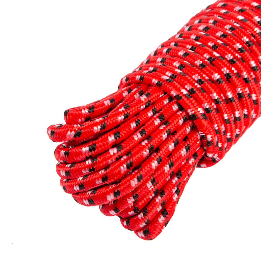 Red 30m Polypropylene Braided Rope