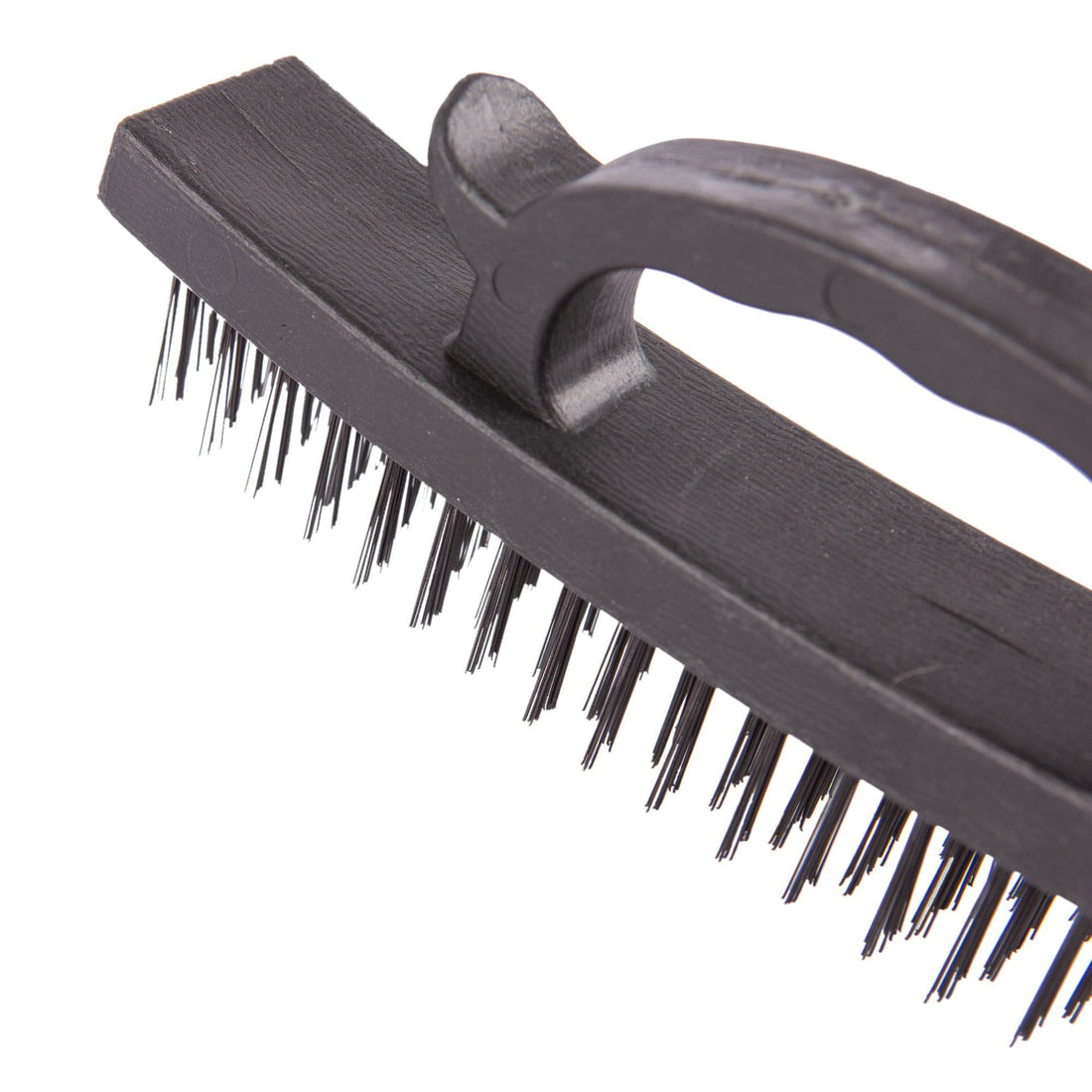 Black 16.5cm Grip Handle Wire Brush