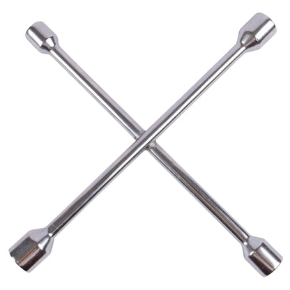 35.5cm Carbon Steel 4-Way Cross Wheel Wrench - By Blackspur