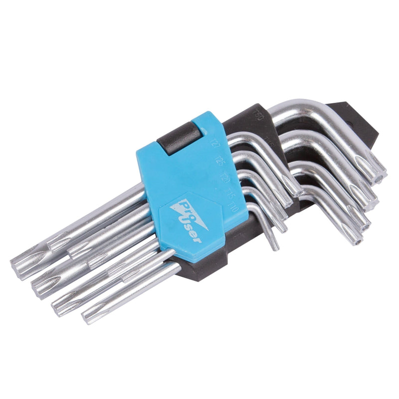 9pc Steel Torx Key Set - By Pro User