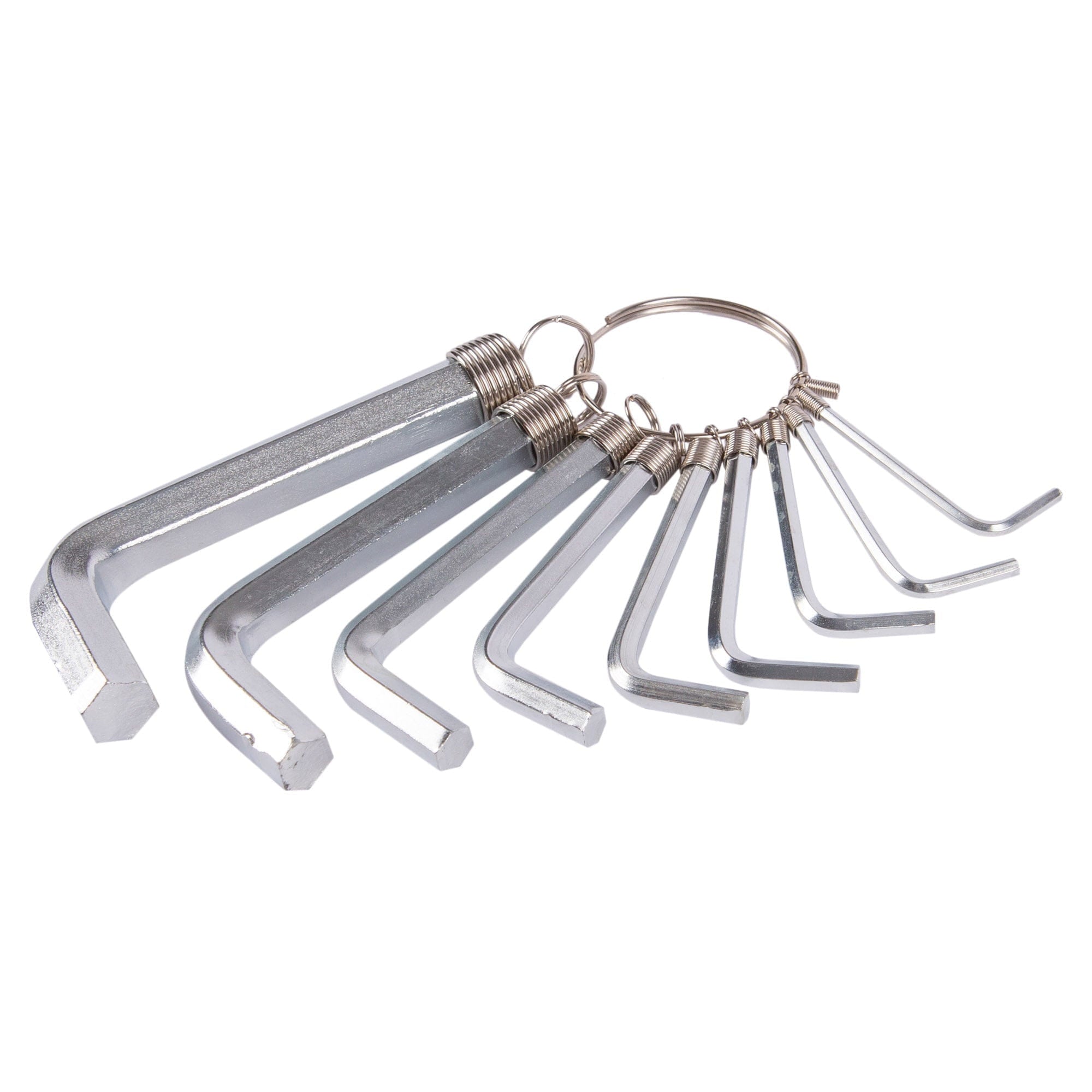 10pc Carbon Steel Metric Hex Key Set - By Blackspur