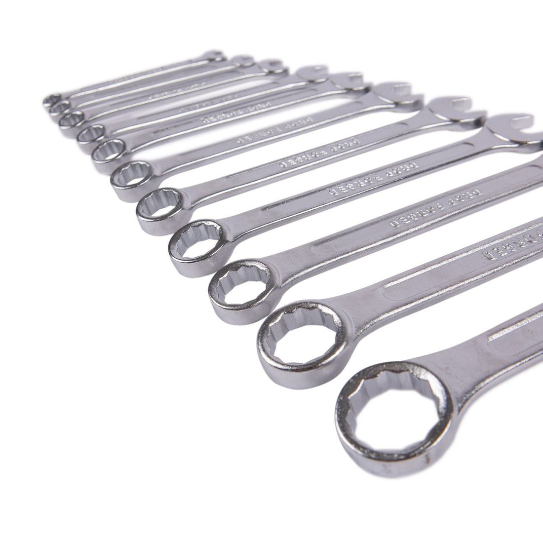 11pc Carbon Steel Metric Combination Spanner Set