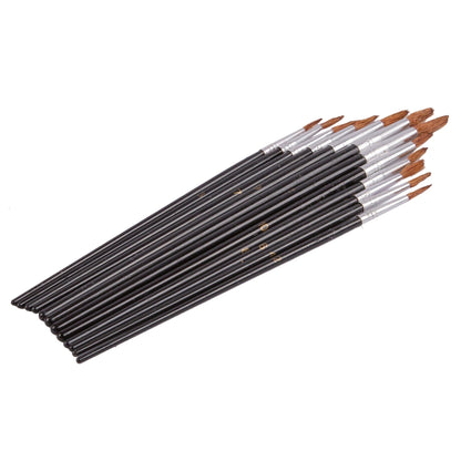 12pc Black Wooden Artist&
