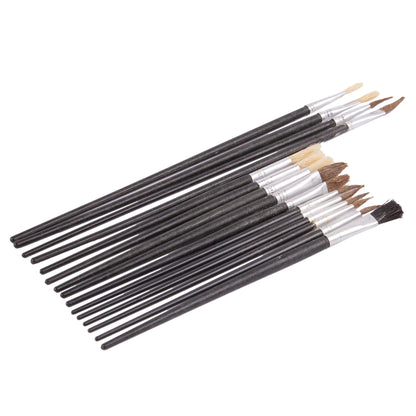 15pc Black Wooden Artist&