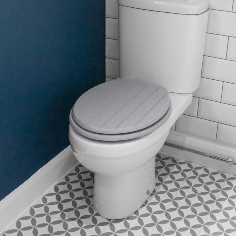 Harbour Housewares Soft Close Wooden Toilet Seat