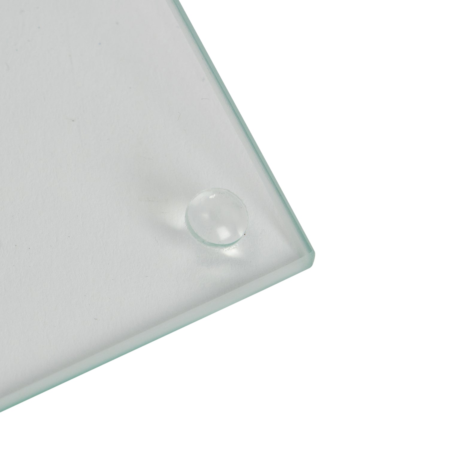 Harbour Housewares Square Glass Coaster - Clear