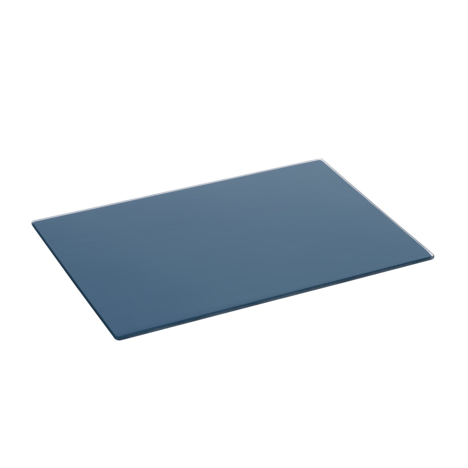Harbour Housewares Glass Worktop Saver - Hague Blue - 30 x 20cm