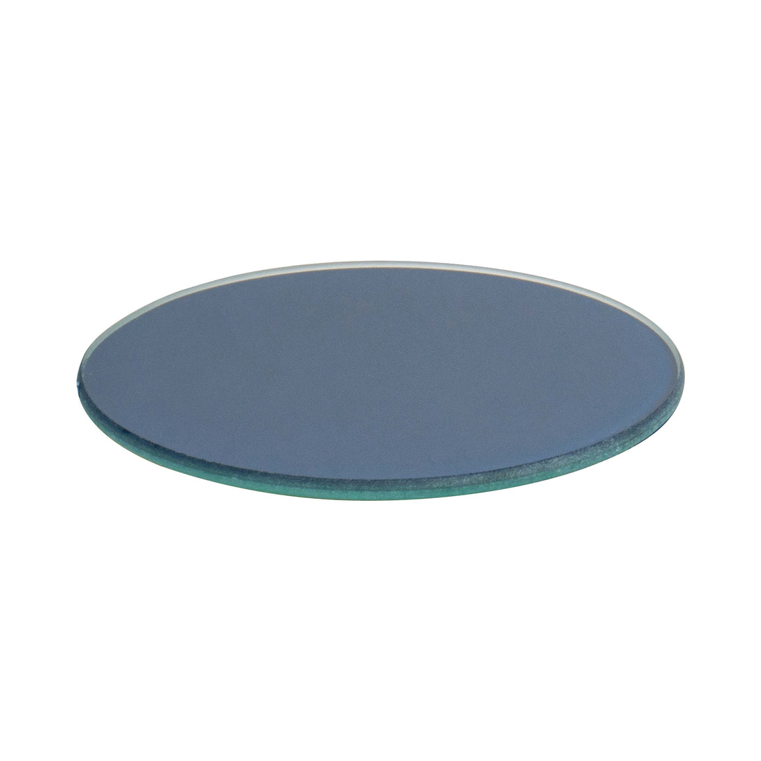 Harbour Housewares Glass Coaster - Round - Hague Blue - 10cm