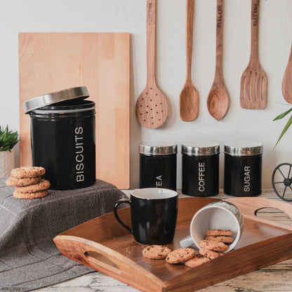 kitchen storage food canisters