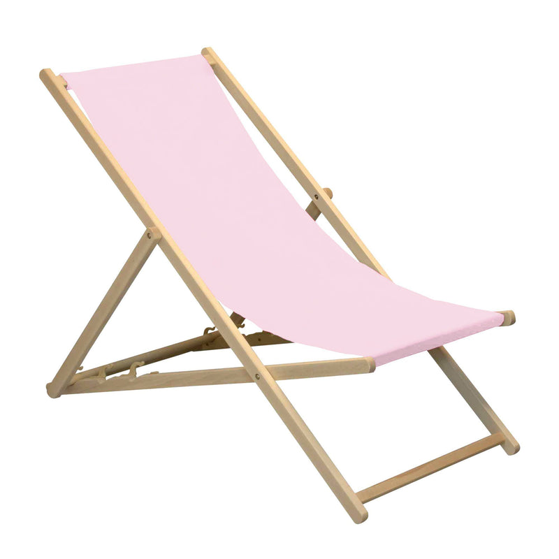 summer beach holiday folding wooden deckchair