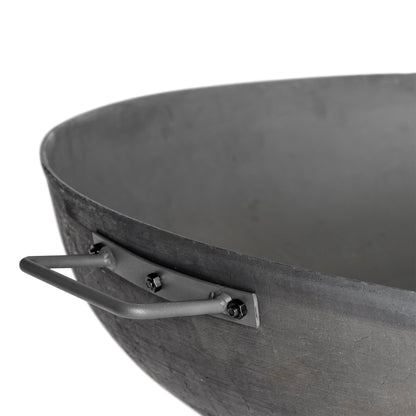 Harbour Housewares Cast Iron Garden Fire Pit Burner - 75cm Diameter