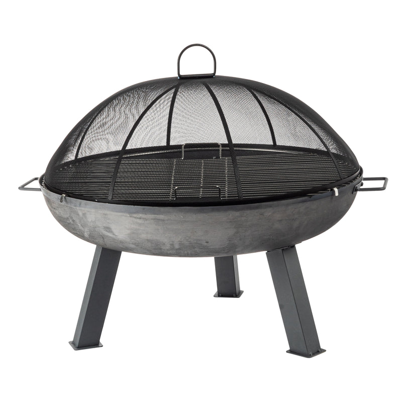 Harbour Housewares Round Firepit Grill & Dome Set - 48.5cm