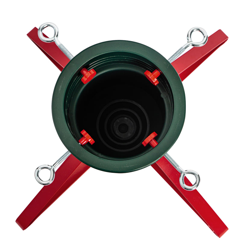Green & Red Classic Christmas Tree Stand - By Harbour Housewares