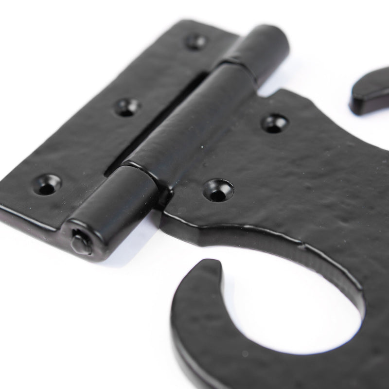 300mm Black Arrowhead T-Hinge - By Hammer & Tongs