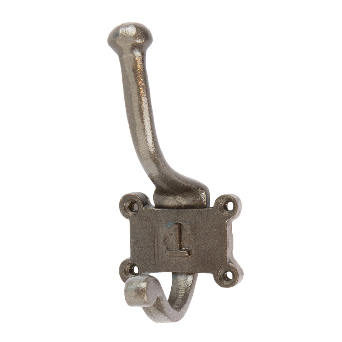 Number 1 Cast Iron 50 x 115mm Double Wall Hook