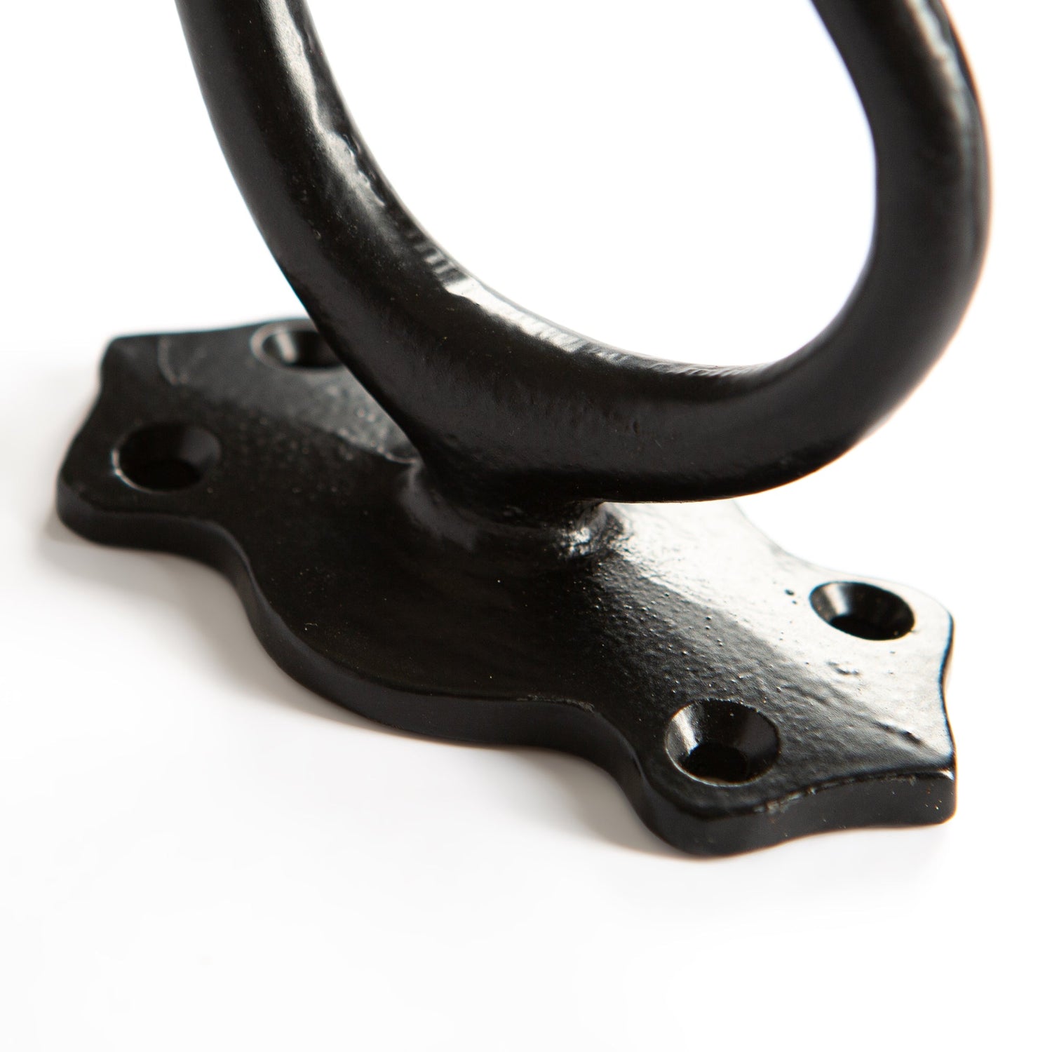 Curly Hat &amp; Coat Hook - W40mm x H140mm - Black