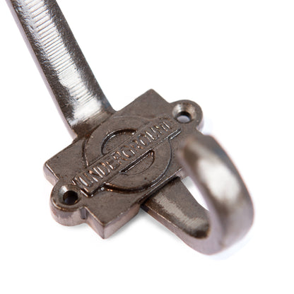 London Underground Hat &amp; Coat Hook - W55mm x H100mm - Raw