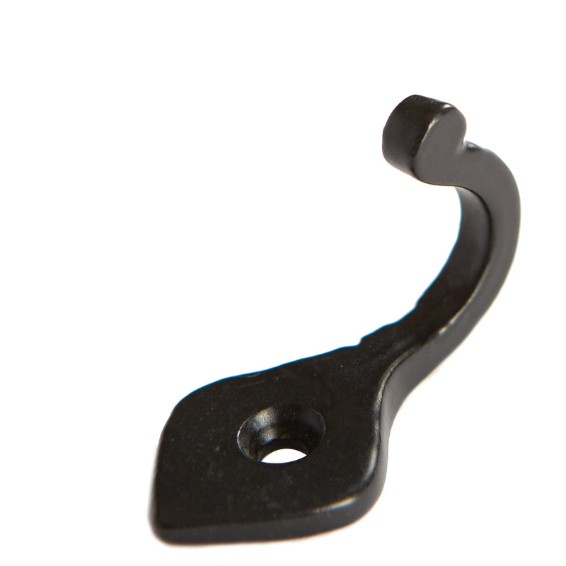 Hammered Arrowhead Single Hook - W20mm x H40mm - Black