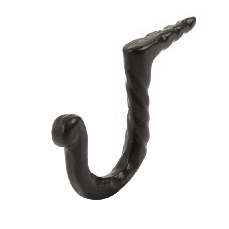 Twisted Nail Hook - W5mm x H40mm - Black