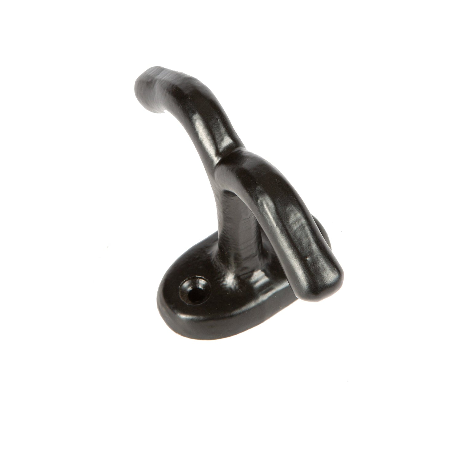 Hammer &amp; Tongs Double Ceiling Hook - 70mm - Black