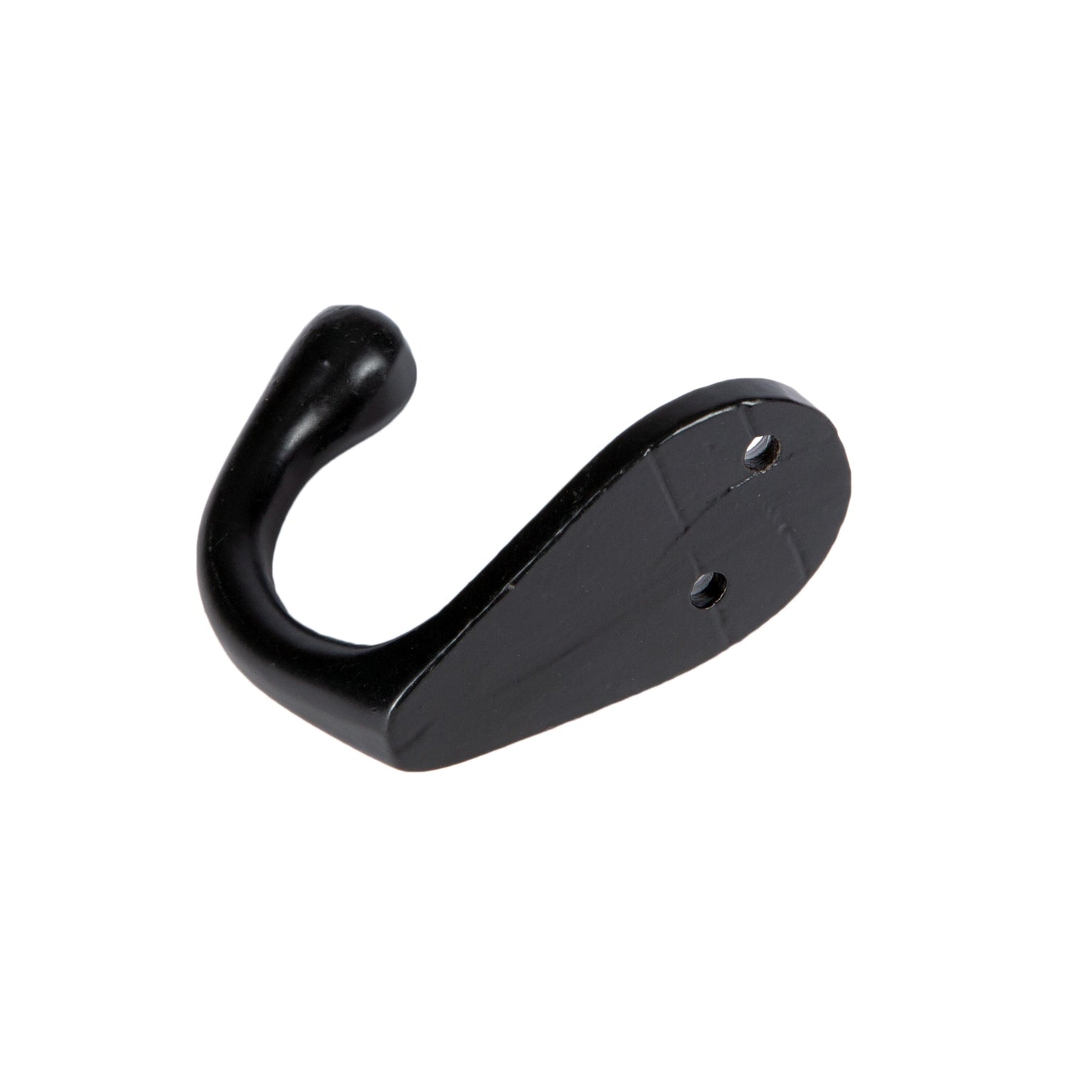 Narrow Single Robe Hook - W30mm x H55mm - Black