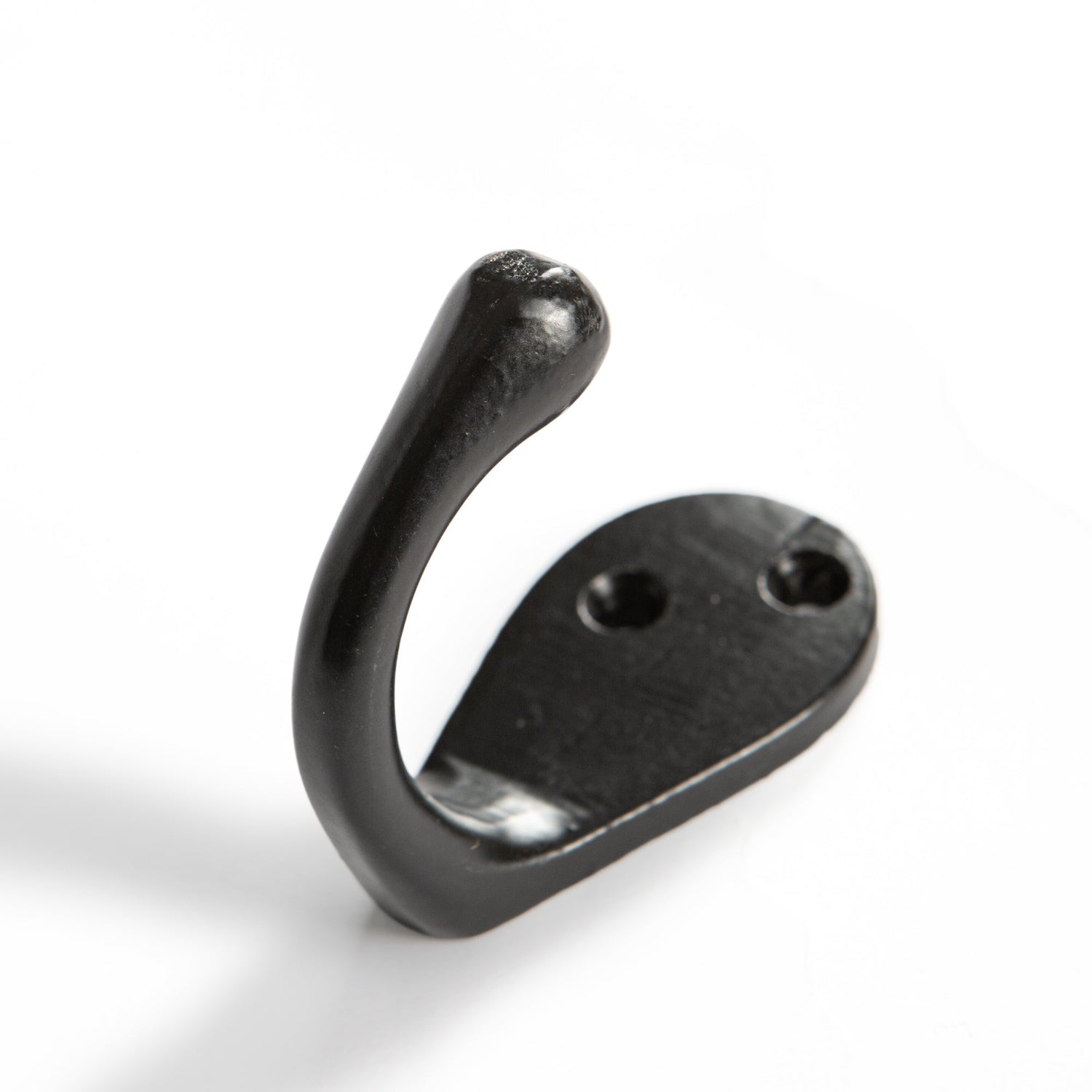 Narrow Single Robe Hook - W30mm x H55mm - Black