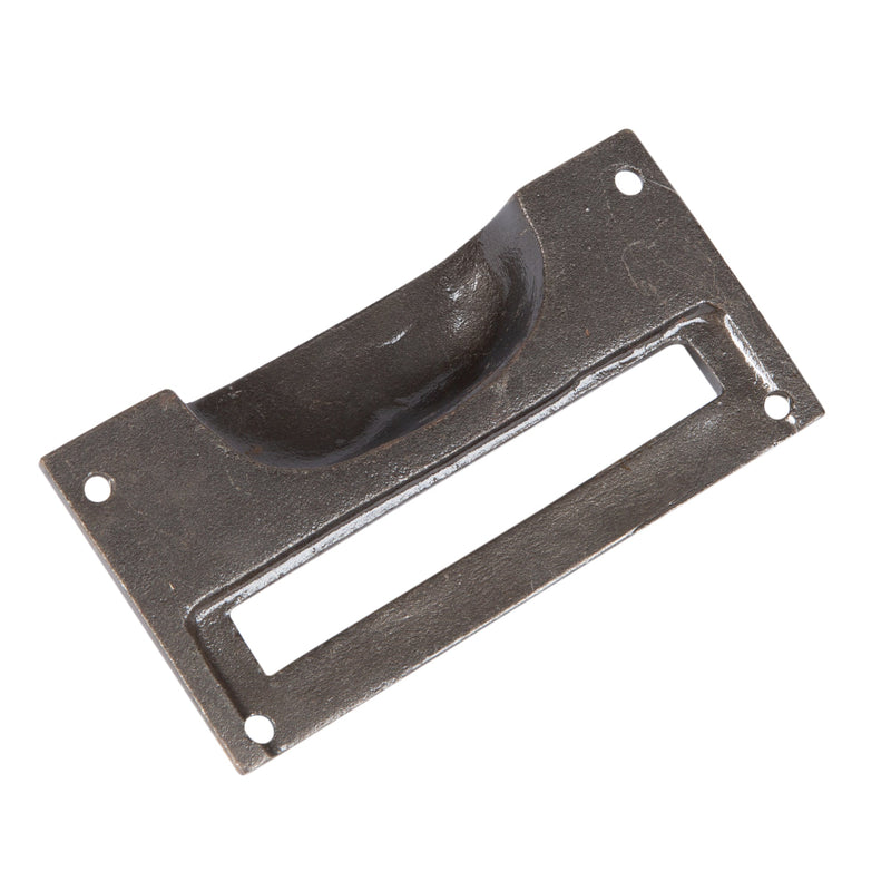 Filing Cabinet Drawer Pull with Card Frame - W100mm x H50mm