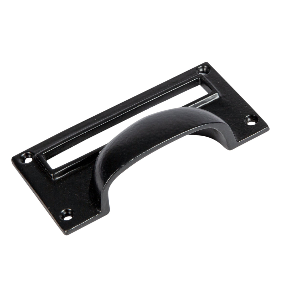 Filing Cabinet Drawer Pull with Card Frame - W100mm x H50mm