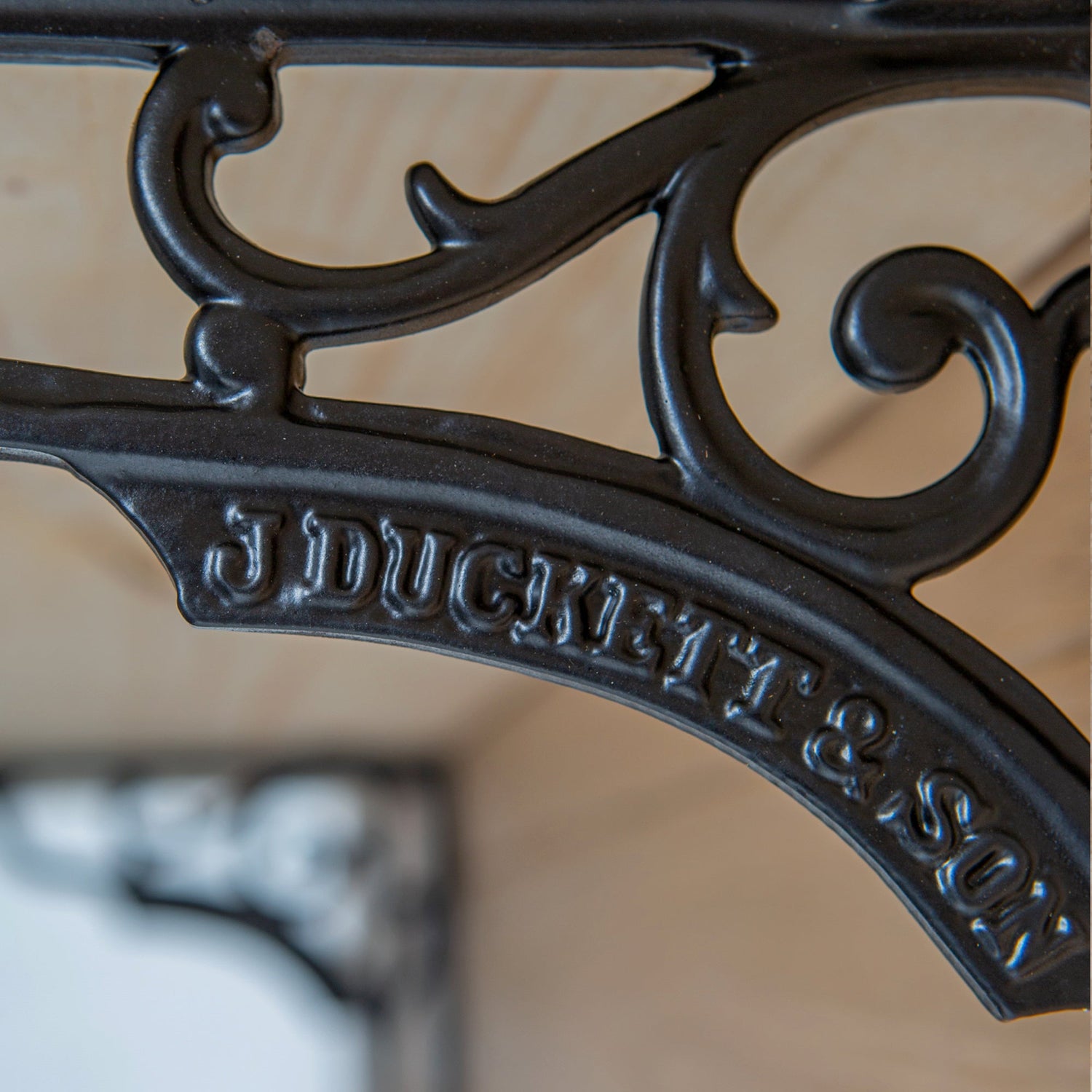 Ornate Iron Shelf Bracket - D200mm