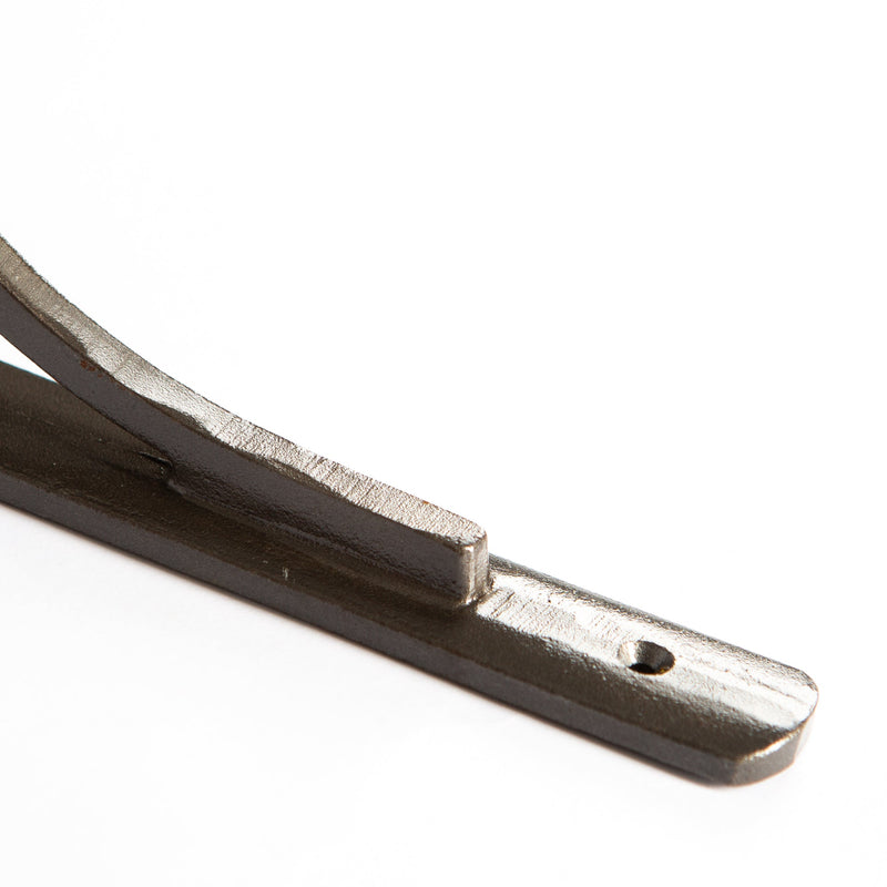 Curved Iron Shelf Bracket - D205mm