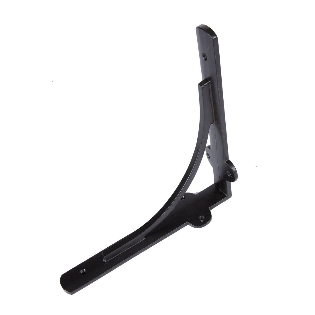 Curved Iron Shelf Bracket - D205mm