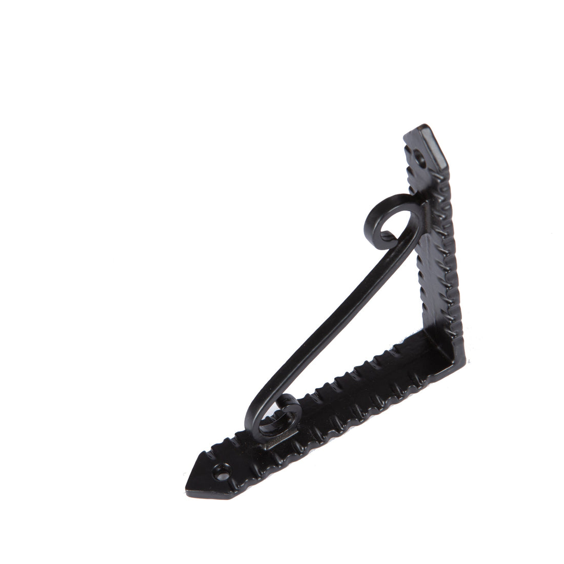 Notched Scroll Iron Shelf Bracket - D105mm
