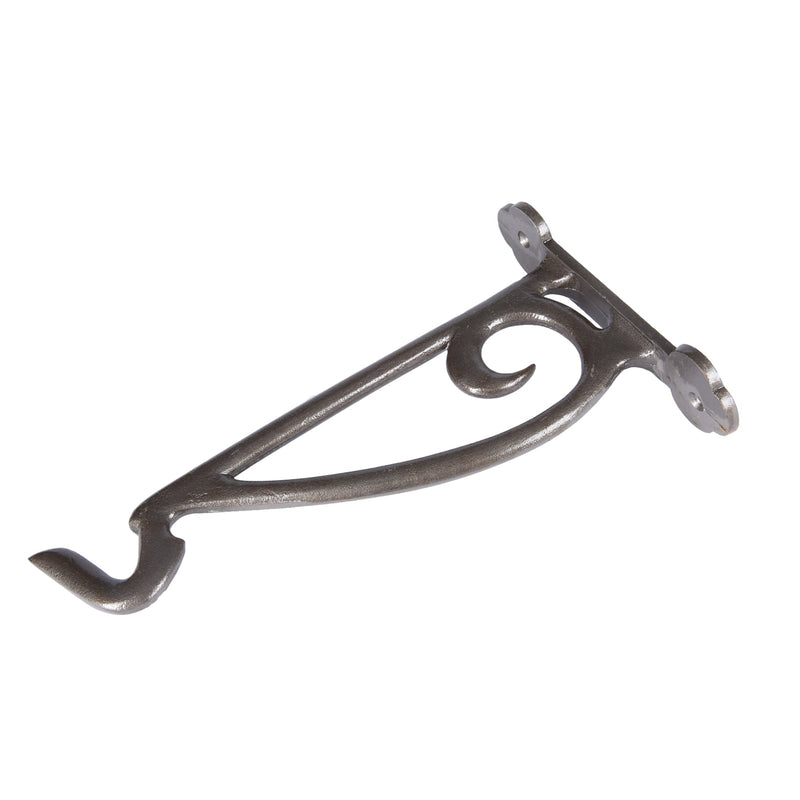 Wrought Iron Hanging Basket Hook - H145mm - Raw