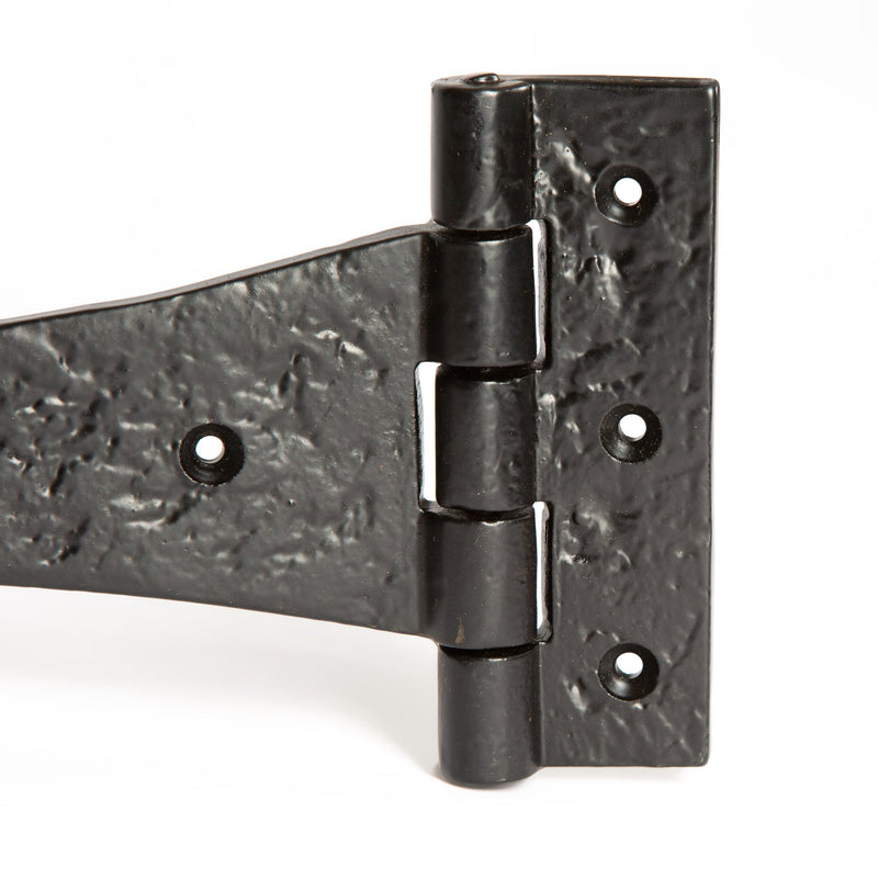 245mm Black Traditional T-Hinge - By Hammer & Tongs