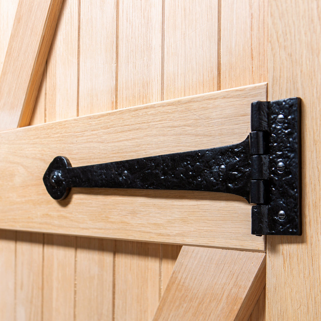 405mm Black Traditional T-Hinge