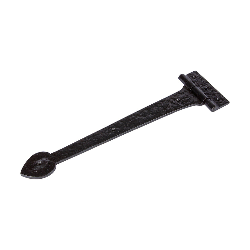 405mm Black Traditional T-Hinge - By Hammer & Tongs