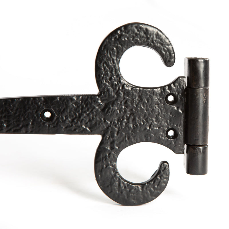 230mm Black Arrowhead T-Hinge - By Hammer & Tongs