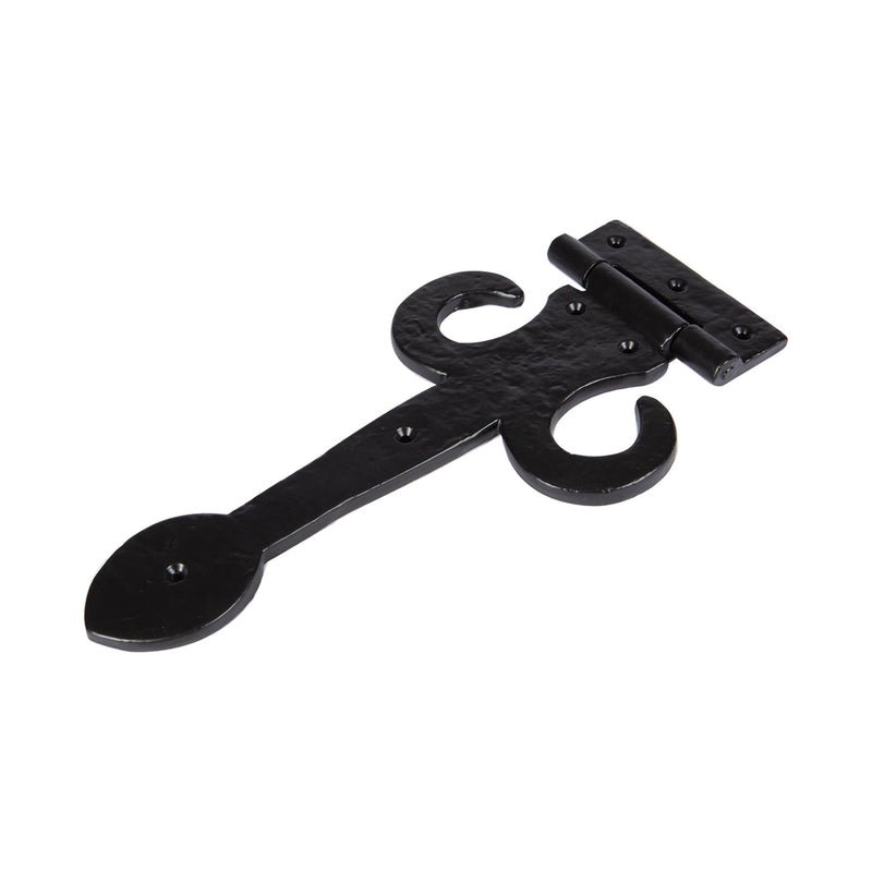 300mm Black Arrowhead T-Hinge - By Hammer & Tongs