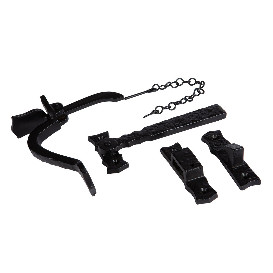 145mm Black Rustic Suffolk Latch