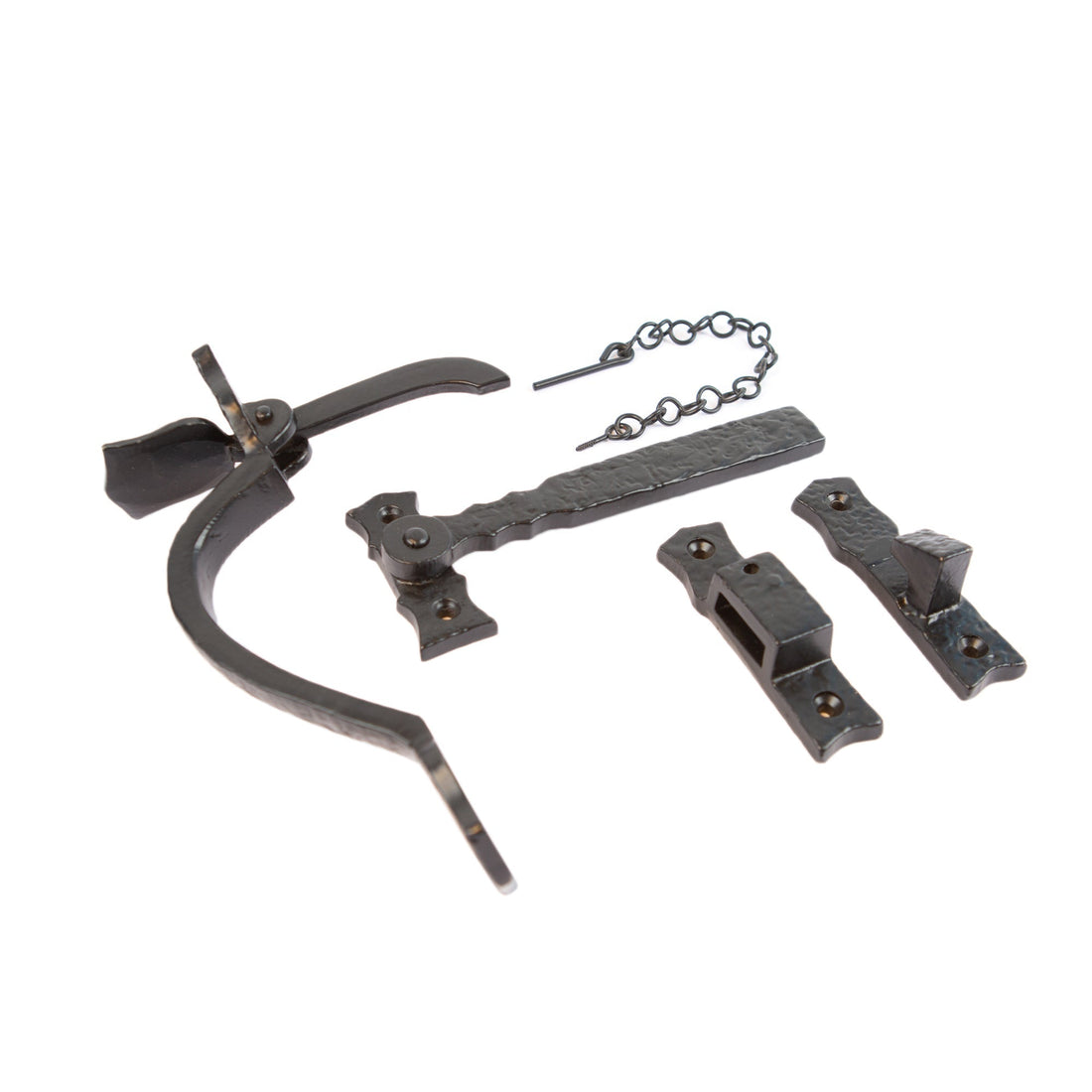 195mm Black Rustic Suffolk Latch