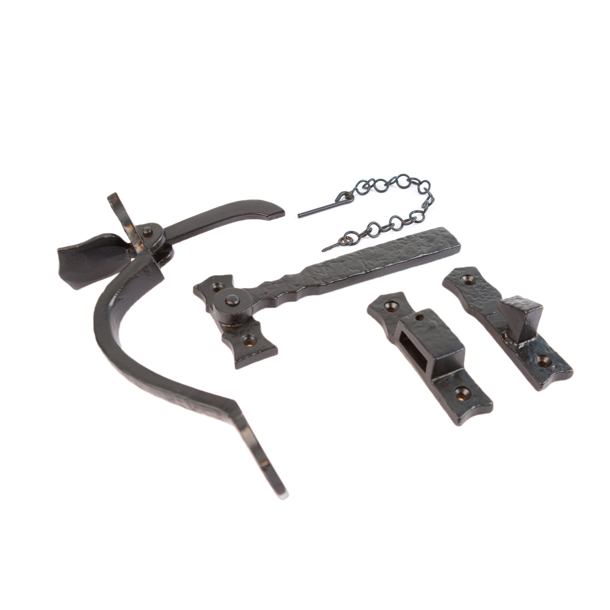 195mm Black Rustic Suffolk Latch