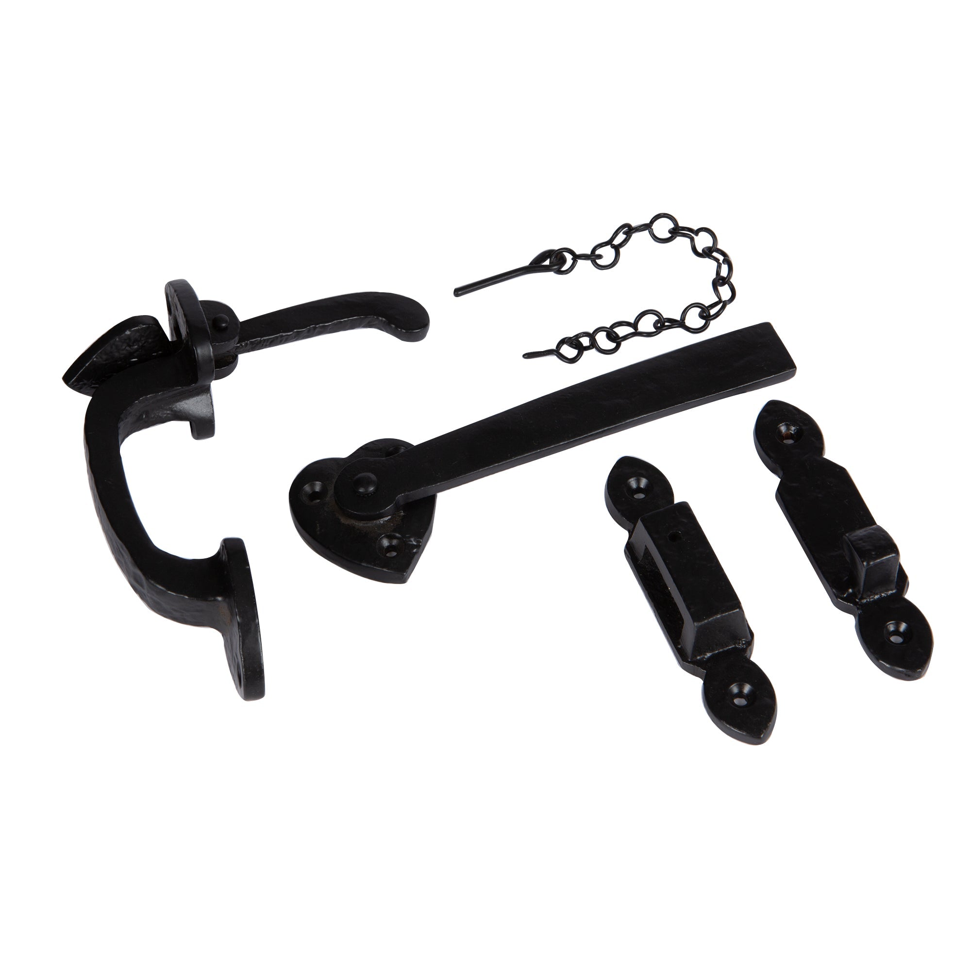 155mm Black Arrowhead Suffolk Latch