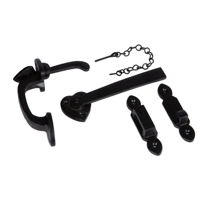 155mm Black Arrowhead Suffolk Latch