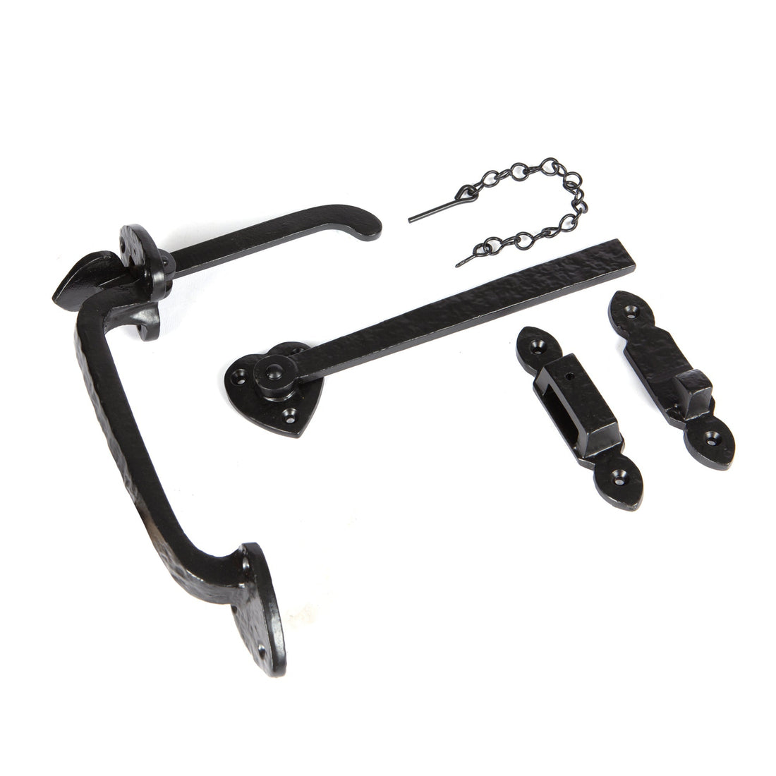 240mm Black Arrowhead Suffolk Latch