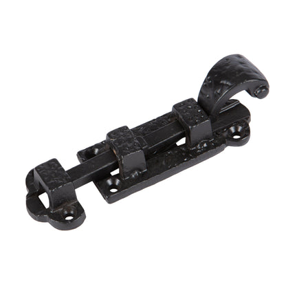 90mm Black Straight Antique Fish Tail Surface Bolt