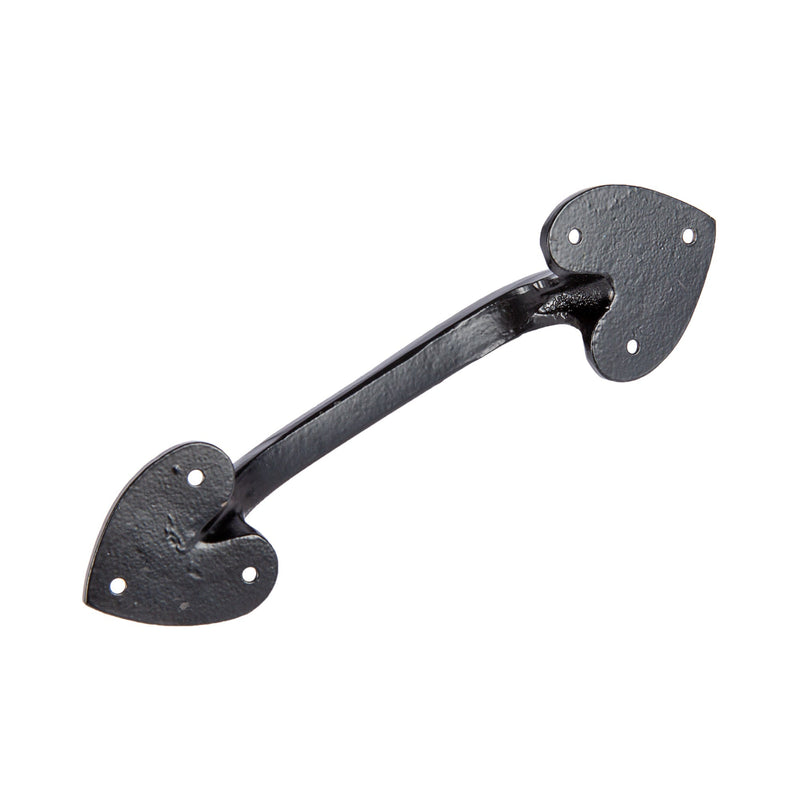 205mm Black Rustic Arrowhead Door Handle - By Hammer & Tongs